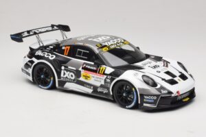 Porsche 911 992 Rally GT #17 C. De Cecco / J. Humblet Rallye de Wallonie 2025 IXO 1:18 18RMC255 Metal — billede 4 af 6