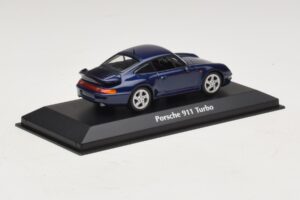 Porsche 911 993 Turbo Blue Metallic Maxichamps 1:43 940069201 Metal — billede 2 af 5