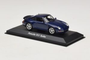 Porsche 911 993 Turbo Blue Metallic Maxichamps 1:43 940069201 Metal — billede 3 af 5