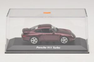 Porsche 911 993 Turbo Rød Metallic Maxichamps 1:43 940069200 Metal — billede 4 af 5