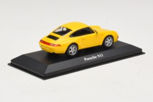 Porsche 911 993 Gul Maxichamps 1:43 940063000 Metal — billede 2 af 5