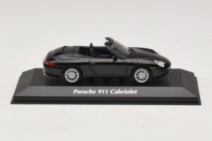 Porsche 911 996 Cabriolet Sort Metallic Maxichamps 1:43 940061030 Metal