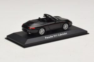 Porsche 911 996 Cabriolet Sort Metallic Maxichamps 1:43 940061030 Metal — billede 2 af 5