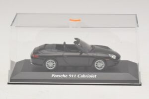 Porsche 911 996 Cabriolet Sort Metallic Maxichamps 1:43 940061030 Metal — billede 4 af 5
