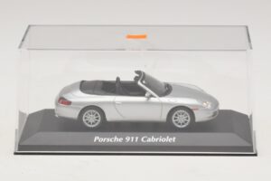 Porsche 911 996 Cabriolet Sølv Maxichamps 1:43 940061031 Metal — billede 4 af 5