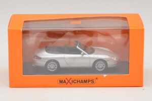 Porsche 911 996 Cabriolet Sølv Maxichamps 1:43 940061031 Metal — billede 5 af 5