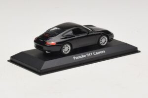 Porsche 911 996 Carrera Sort Maxichamps 1:43 940061020 Metal — billede 2 af 5