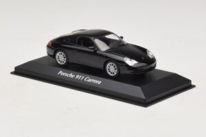 Porsche 911 996 Carrera Sort Maxichamps 1:43 940061020 Metal — billede 3 af 5