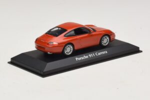 Porsche 911 996 Carrera Orange Metallic Maxichamps 1:43 940061021 Metal — billede 2 af 5