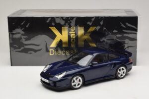 Porsche 911 996 GT2 Mørkeblå Metallic KK-Scale 1:18 KKDC181452 Metal — billede 6 af 6