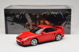 Porsche 911 996 GT2 Rød KK-Scale 1:18 KKDC181454 Metal — billede 6 af 6