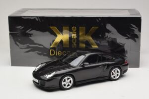 Porsche 911 996 Turbo Sort Metallic KK-Scale 1:18 KKDC181472 Metal — billede 6 af 6