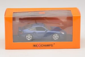 Porsche 911 996 Turbo Blue Metallic Maxichamps 1:43 940069301 Metal — billede 5 af 5