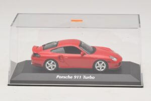 Porsche 911 996 Turbo Rød Maxichamps 1:43 940069300 Metal — billede 4 af 5