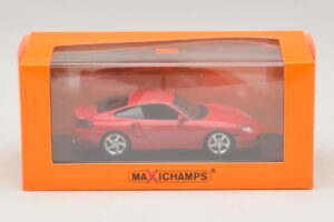Porsche 911 996 Turbo Rød Maxichamps 1:43 940069300 Metal — billede 5 af 5