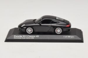 Porsche 911 997 Carrera 4S Grå Metallic Minichamps 1:43 403066430 Metal