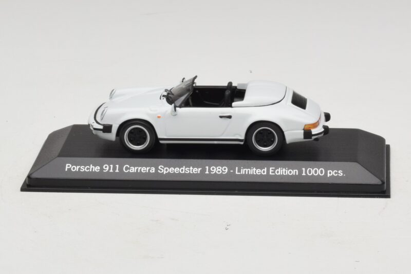 Porsche 911 G-Series Carrera Speedster Hvid Begrænset Udgave Minichamps 1:43 MAP02002608 Metal