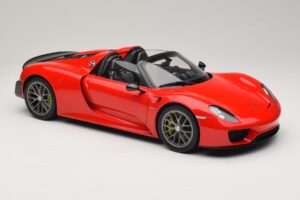 Porsche 918 Spyder Weissach Package Guards Red AUTOart 1:12 12122 Metal — billede 6 af 8
