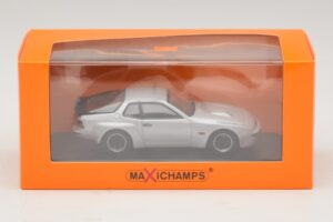 Porsche 924 GT Sølv Maxichamps 1:43 940066122 Metal — billede 5 af 5