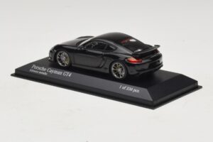 Porsche Cayman GT4 981 Black Metallic Minichamps 1:43 410066121 Metal — billede 3 af 5