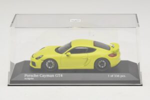 Porsche Cayman GT4 981 Grøn Minichamps 1:43 410066122 Metal — billede 4 af 5