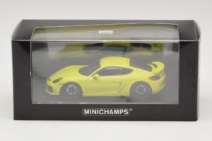 Porsche Cayman GT4 981 Grøn Minichamps 1:43 410066122 Metal — billede 5 af 5