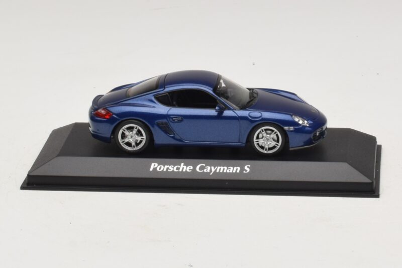 Porsche Cayman S 987 Blå Metallic Maxichamps 1:43 940065621 Metal