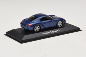 Porsche Cayman S 987 Blå Metallic Maxichamps 1:43 940065621 Metal — billede 2 af 5