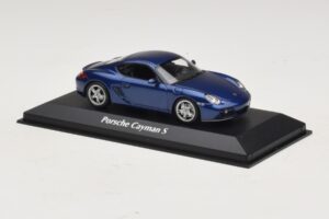 Porsche Cayman S 987 Blå Metallic Maxichamps 1:43 940065621 Metal — billede 3 af 5