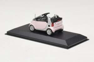 Smart Fortwo 450 Cabriolet Hvid Legally Blonde 2 Erstatningskasse Minichamps 1:43 402173900-R1 Metal — billede 3 af 5