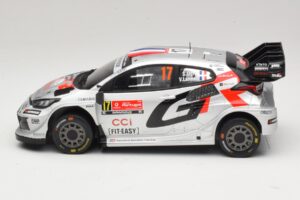 Toyota GR Yaris Rally1 #17 S. Ogier / V. Landais Rally Portugal Winner 2025 IXO 1:18 18RMC250A Metal — billede 3 af 6