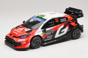 Toyota GR Yaris Rally1 #33 E. Evans / S. Martin Rally Monte Carlo 2026 IXO 1:18 18RMC269B Metal