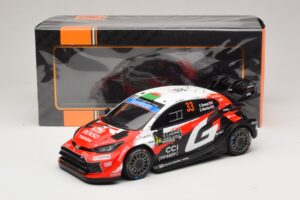 Toyota GR Yaris Rally1 #33 E. Evans / S. Martin Rally Monte Carlo 2026 IXO 1:18 18RMC269B Metal — billede 6 af 6