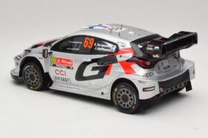 Toyota GR Yaris Rally1 #69 K. Rovanpera / J. Halttunen Rally Portugal 2025 IXO 1:18 18RMC250B Metal — billede 5 af 6