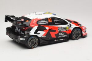 Toyota GR Yaris Rally1 #99 O. Solberg / E. Edmondson Rally Monte Carlo Winner 2026 IXO 1:18 18RMC269A Metal — billede 2 af 6