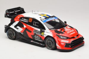 Toyota GR Yaris Rally1 #99 O. Solberg / E. Edmondson Rally Monte Carlo Winner 2026 IXO 1:18 18RMC269A Metal — billede 4 af 6