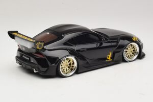 Toyota Supra GR A90 Pandem V1.0 Sort TopSpeed 1:18 TS0307 Resin — billede 2 af 6