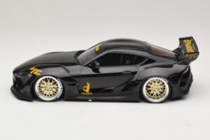 Toyota Supra GR A90 Pandem V1.0 Sort TopSpeed 1:18 TS0307 Resin — billede 3 af 6