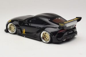 Toyota Supra GR A90 Pandem V1.0 Sort TopSpeed 1:18 TS0307 Resin — billede 5 af 6