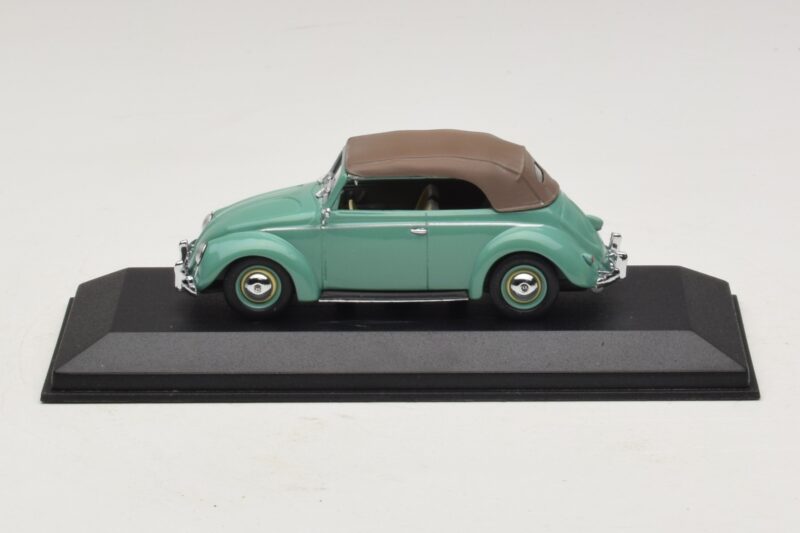 Volkswagen 1200 Cabriolet Stoftag Grøn Minichamps 1:43 430052042 Metal