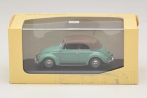 Volkswagen 1200 Cabriolet Stoftag Grøn Minichamps 1:43 430052042 Metal — billede 5 af 5