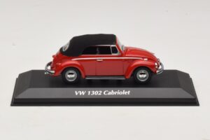 Volkswagen 1302 Cabriolet Rød Maxichamps 1:43 940055031 Metal