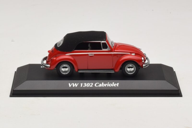 Volkswagen 1302 Cabriolet Rød Maxichamps 1:43 940055031 Metal