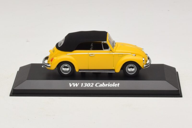 Volkswagen 1302 Cabriolet Gul Maxichamps 1:43 Volkswagen 1302 Cabriolet Gul Maxichamps 1:43 940055030 Metal