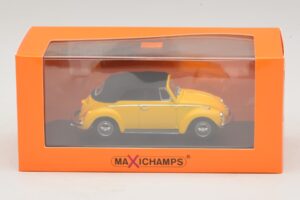 Volkswagen 1302 Cabriolet Gul Maxichamps 1:43 940055030 Metal — billede 5 af 5