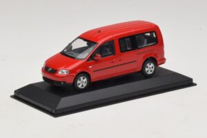 Volkswagen Caddy 2K Bus Rød Minichamps 1:43 CADDY009 Metal — billede 2 af 5