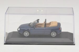 Volkswagen Golf Mk4 Cabriolet Blå Forhandlerudgave Minichamps 1:43 GOLF005 Metal — billede 4 af 5