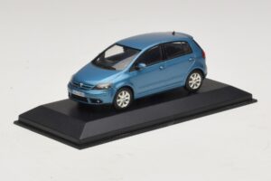 Volkswagen Golf Plus Mk5 Blå Metallic Erstatningsæske Minichamps 1:43 GOLF02-R1 Metal — billede 2 af 5