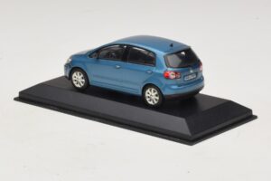 Volkswagen Golf Plus Mk5 Blå Metallic Erstatningsæske Minichamps 1:43 GOLF02-R1 Metal — billede 3 af 5