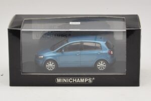 Volkswagen Golf Plus Mk5 Blå Metallic Erstatningsæske Minichamps 1:43 GOLF02-R1 Metal — billede 5 af 5